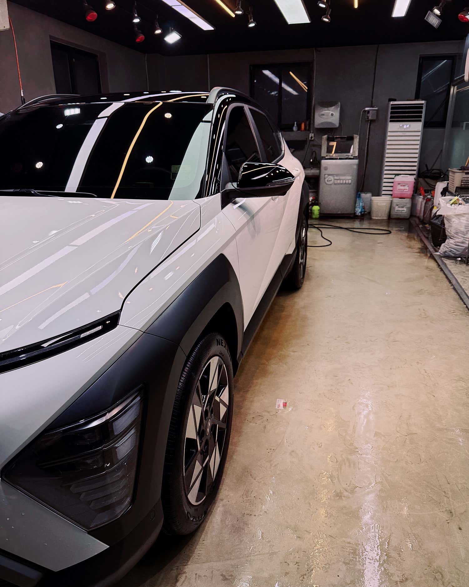 산타페 실내 세차